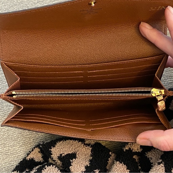💎 Louis Vuitton Sarah Long Wallet Authentic - Picture 8 of 14